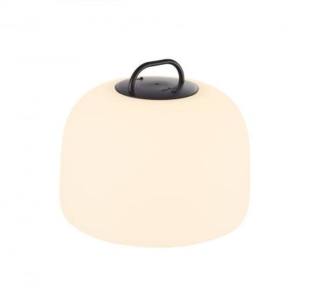 Nordlux Kettle To-Go 36 Akkuleuchte Swarz/Weiss